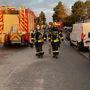 Mannschaft nach Feuer Hemmelsdorf